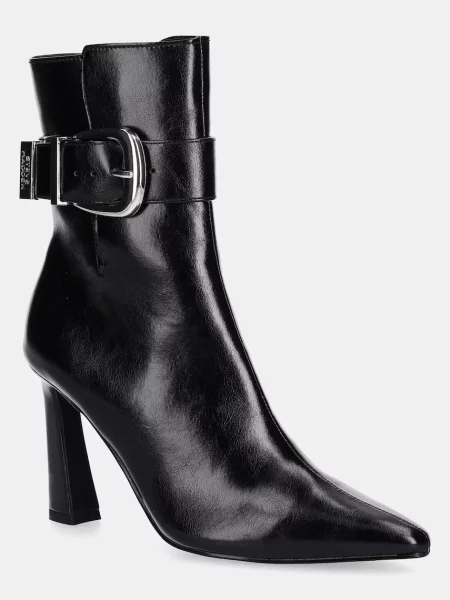 Steve Madden botine Stashed cu drept negru