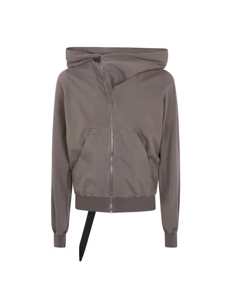 Bluza z kapturem Rick Owens brązowa
