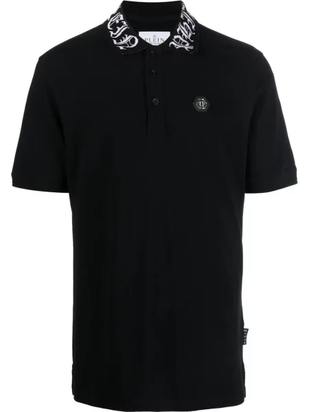 Scurt tricou polo Philipp Plein negru