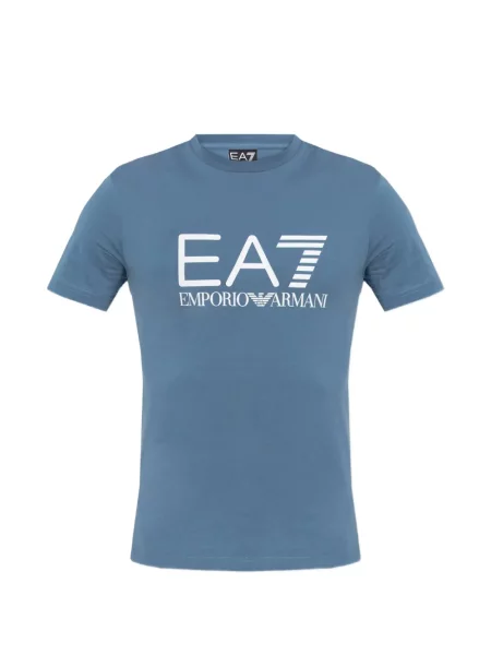 Tricou Ea7 Emporio Armani cu imagine albastru