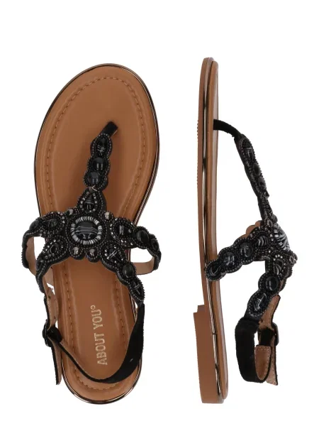 ABOUT YOU Flip-flops Nahla' negru