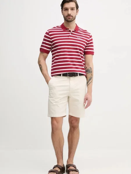 Поло Pepe Jeans BARRET візерунок червоний