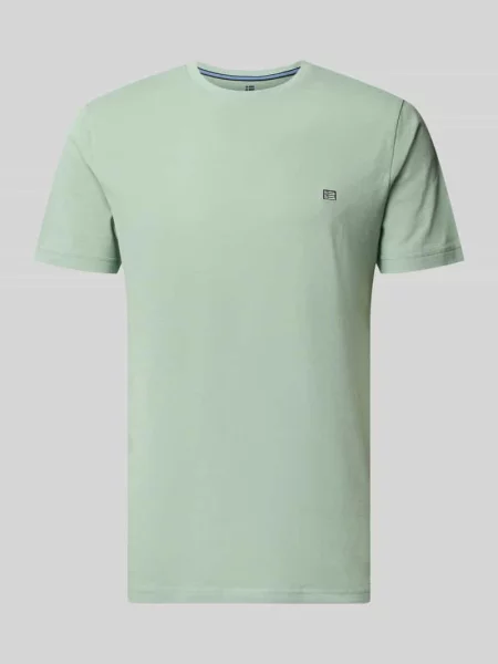 T-shirt z bawełny z okrągłym dekoltem Christian Berg Men