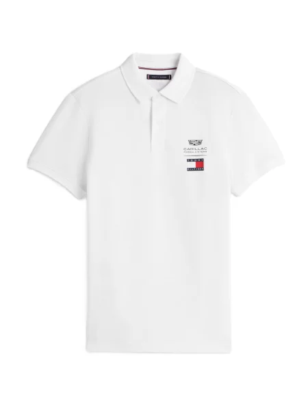 TOMMY HILFIGER Póló piros / fekete fehér