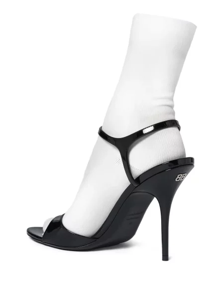 Pantofi cu toc Balenciaga cu cataramă negru