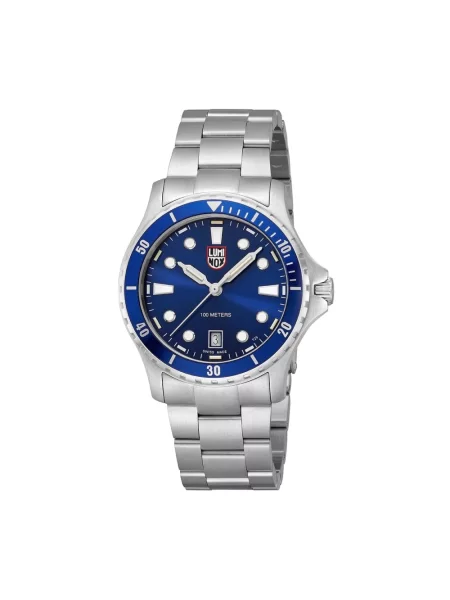Lniany zegarek Luminox niebieski