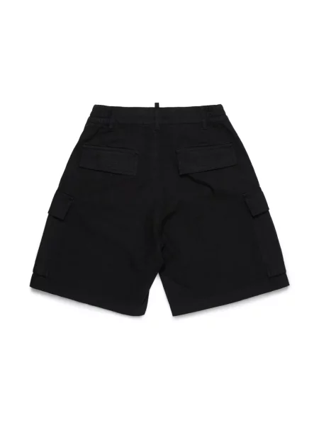 Szorty cargo dziecięce Dsquared2 czarne