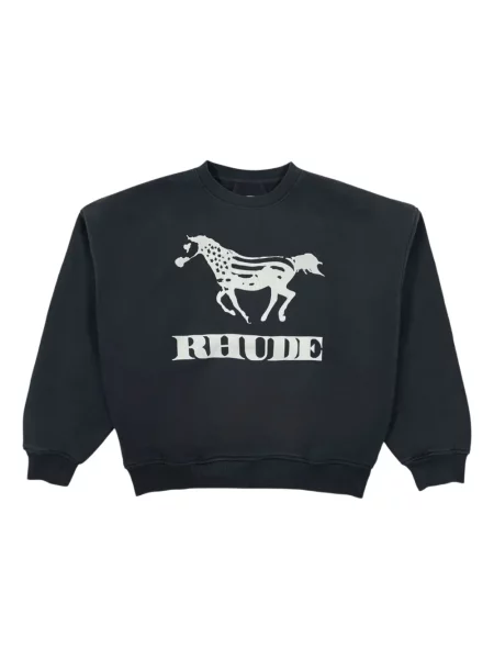 Hanorac crewneck Rhude negru