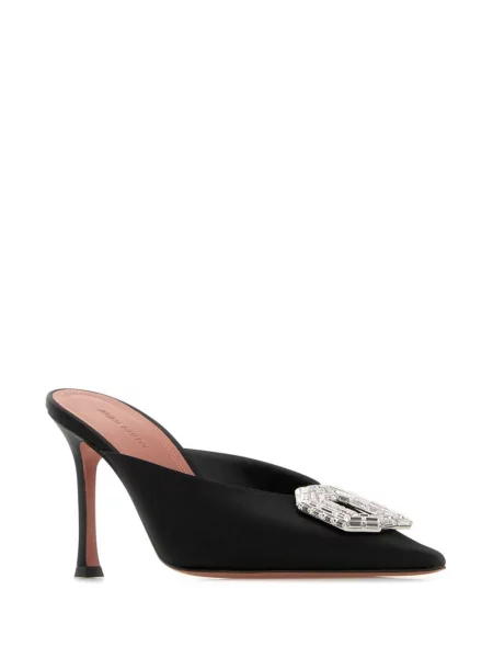 Papuci tip mules Amina Muaddi negru