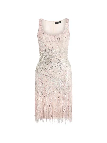 Rochie mini Jenny Packham cu paiete de costum roz