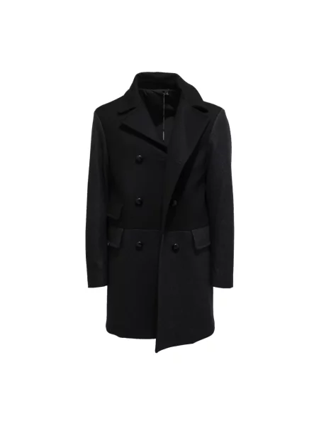 Płaszcz Zegna wełniany czarny