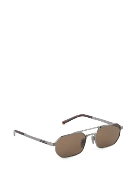 Ochelari de soare Prada Eyewear cu autograf gri