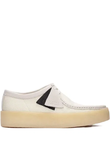 Ghete desert Clarks Originals alb
