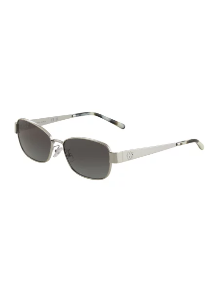 Tory Burch Ochelari de soare metalic / argintiu gri