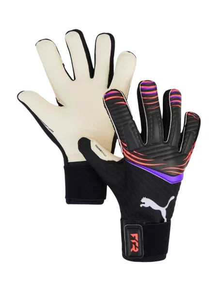 PUMA Športové rukavice Future Pro svetlobéžová / svetločervená biela čierna
