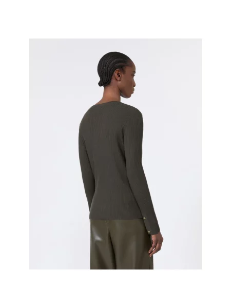 Sweter Max Mara wełniany zielony