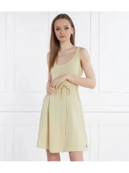 CALVIN KLEIN JEANS Rochie cu cordon maro