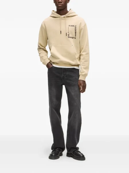 Majica s kapuljačom Karl Lagerfeld Jeans s autogramom