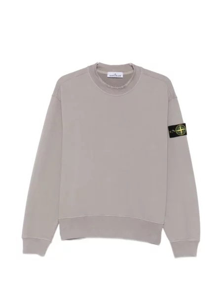 Pulover Stone Island cu strasuri gri
