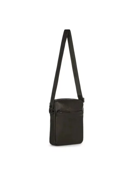 Torba crossbody Lancaster skórzana czarna
