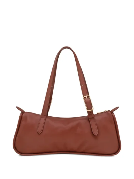 Geantă Longchamp cu cataramă maro