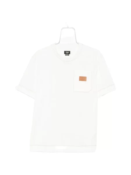 Tricou Fendi cu autograf alb