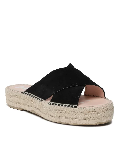 Espadrilės Manebi Double Sole X Bands Sandals K DX Black juoda