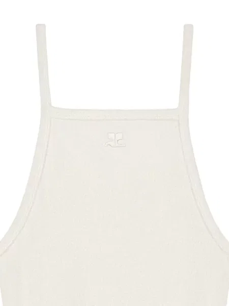 Rochie mini Courreges fără mâneci de costum