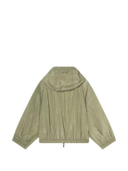 Geacă de vânt Armani Exchange cu glugă verde