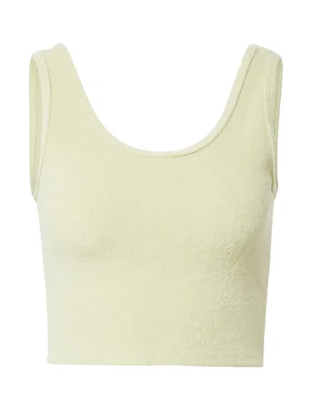 HOLLISTER Top TERRY limetă verde