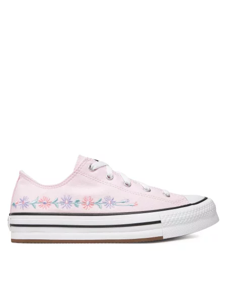 Sneakers Converse All Star EVA Lift Platform Florals ροζ