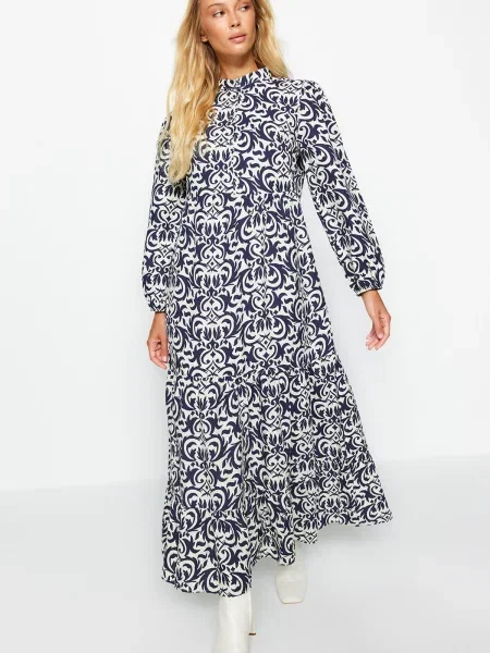 Rochie Trendyol țesută albastru