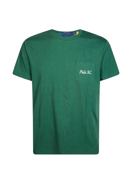 Lung tricou polo Polo Ralph Lauren cu broderie negru