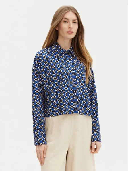 Weekend Max Mara Cămașă Ragtime albastru
