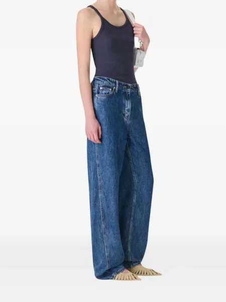 Blugi drepți Iro albastru