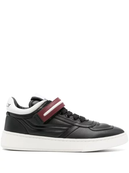 Sneakerși Bally din piele cu bretele
