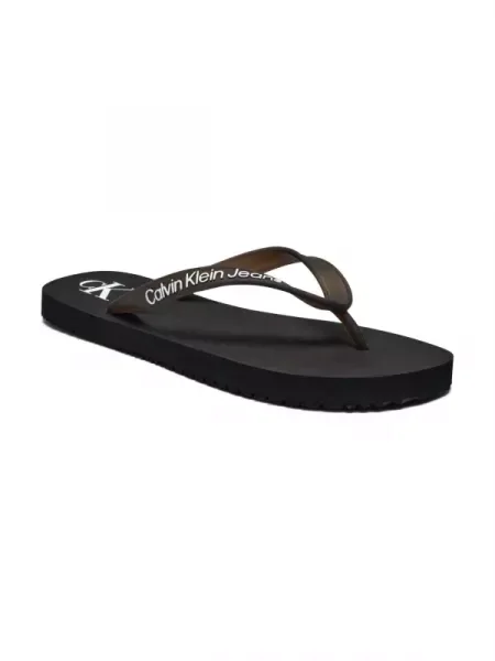 Șlapi Calvin Klein Jeans alb