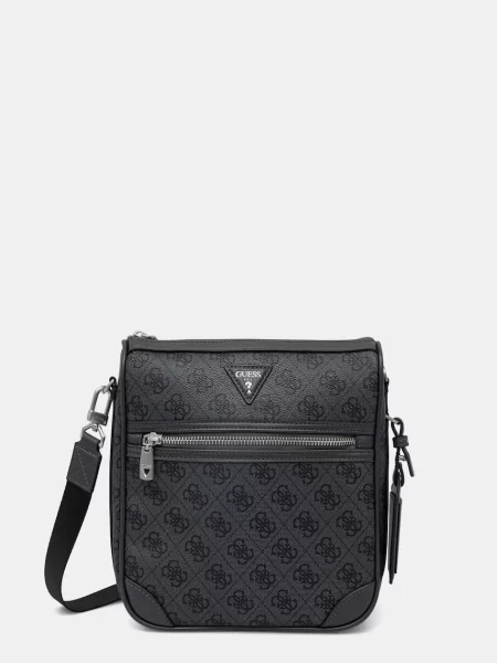 GUESS Torba za čez ramo MILANO 2 črna siva