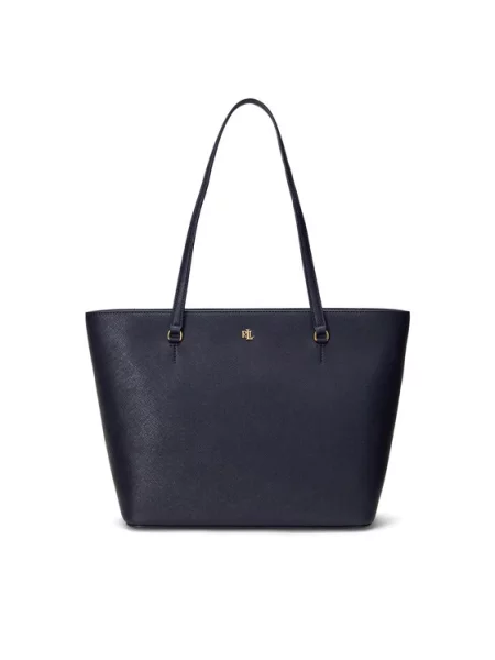 Geantă shopper Lauren Ralph Lauren din piele