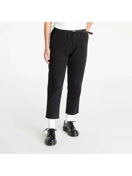 Gramicci pantaloni de Loose Tapered Pant bej lat medium waist negru