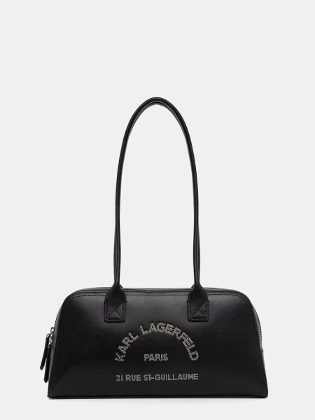 Karl Lagerfeld geantă tote pentru femei din piele negru