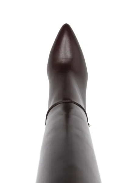 Botine Paris Texas cu cataramă roșu