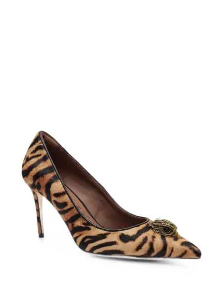 Pantofi cu toc Kurt Geiger London cu imagine cu imprimeu animal print maro