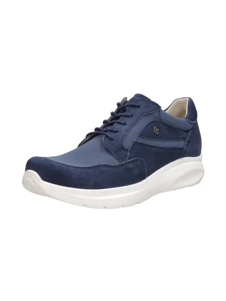 Sneakersy Wolky skórzane niebieskie