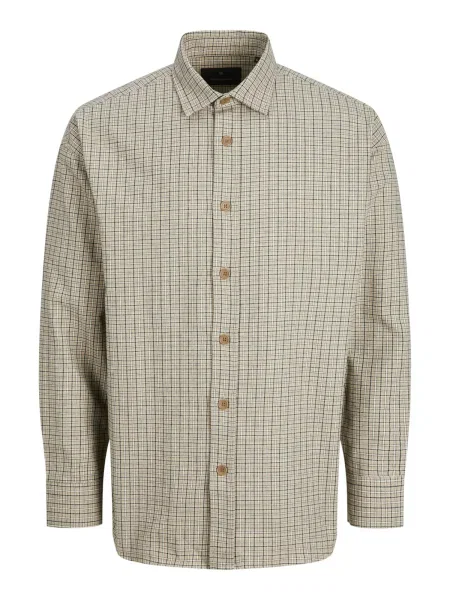 JACK & JONES Košile JPRBLAbradfort režná / černá bílá