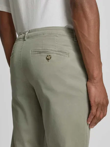 Chinosy o kroju slim fit z mieszanki bawełny ekologicznej model NEW MILES’ Selected Homme