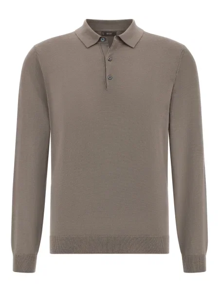 Boggi Milano Tricou taupe gri