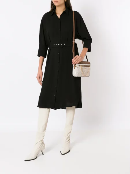 Geantă shopper Michael Michael Kors din piele negru