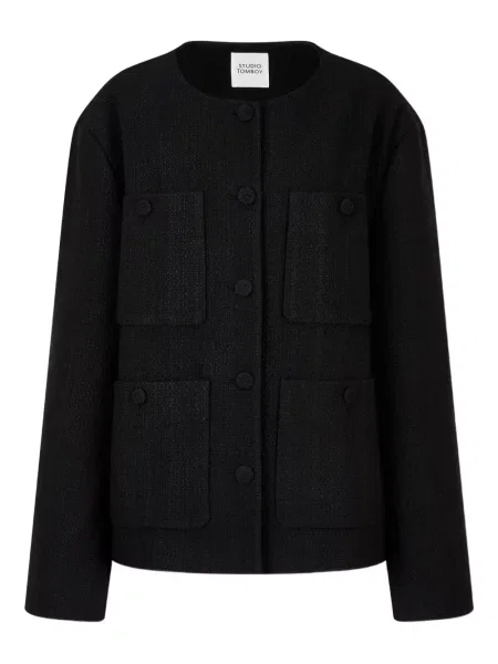 Geacă Studio Tomboy din tweed negru