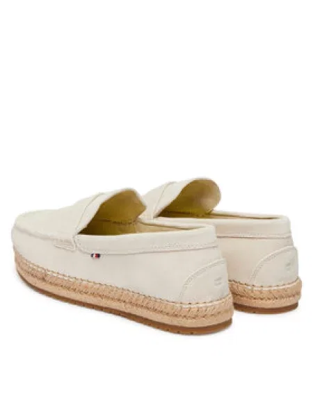 Tommy Hilfiger Espadrilės Flexible Hilfiger Sde Espadrille Écru